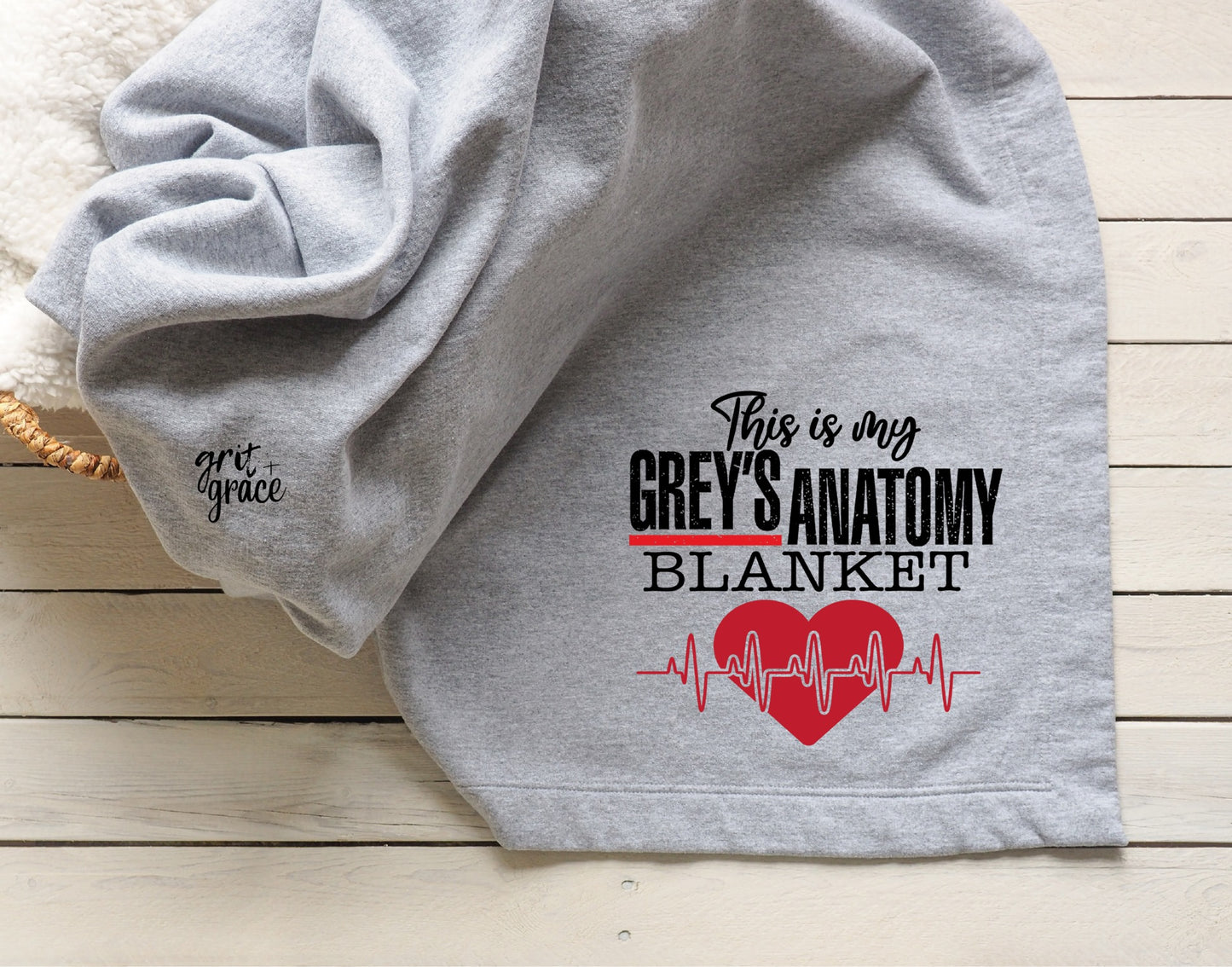 This is my Greys Anatomy Blanket